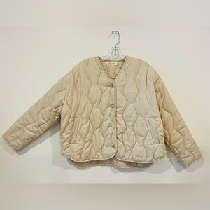Micaela Greg Dune Quilted Liner Jacket - PEARL